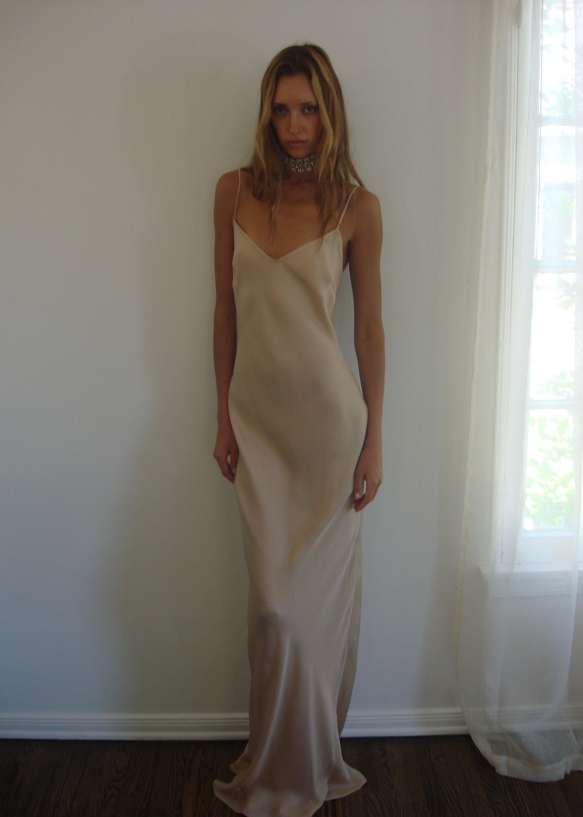 Celine Gown - Nude Silk