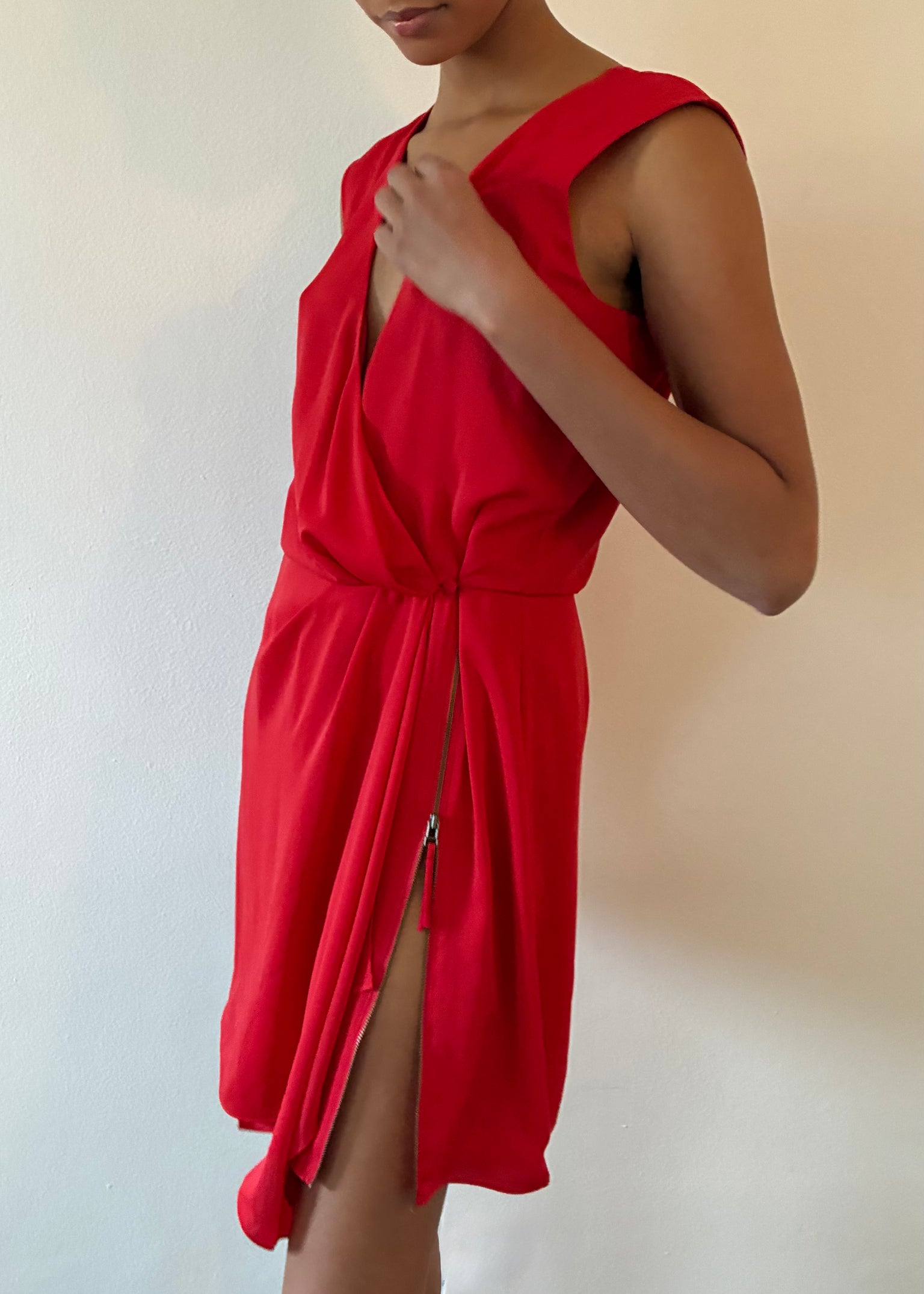 Aritzia Talula Red Wrap Dress