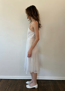 LACE MIDI SLIP DRESS